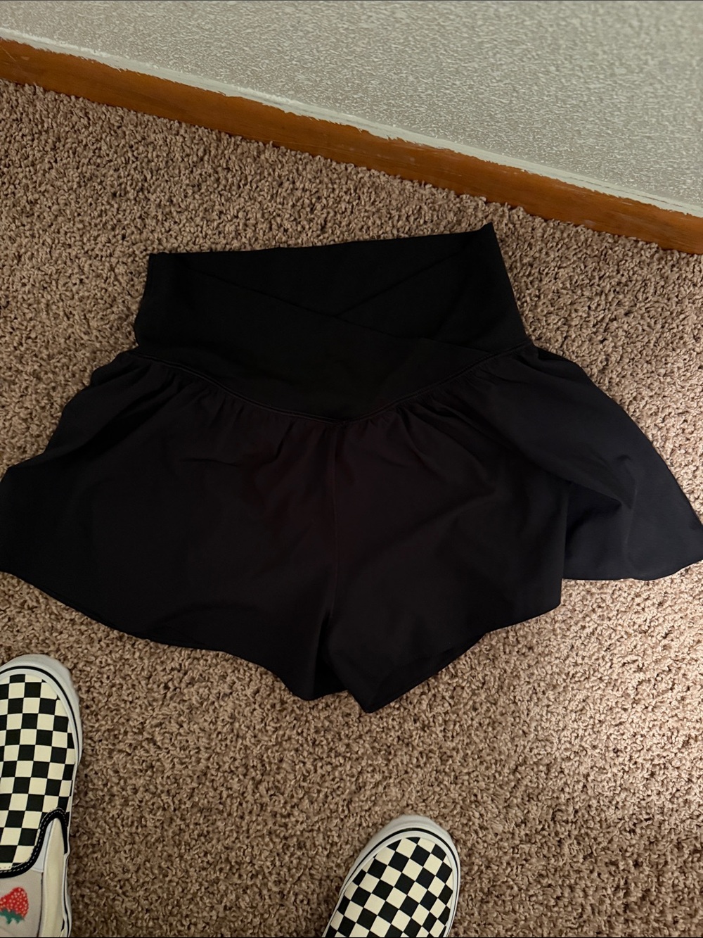 Offline by Aerie Real Me Crossover Flowy Short Brown Athletic Shorts Medium
